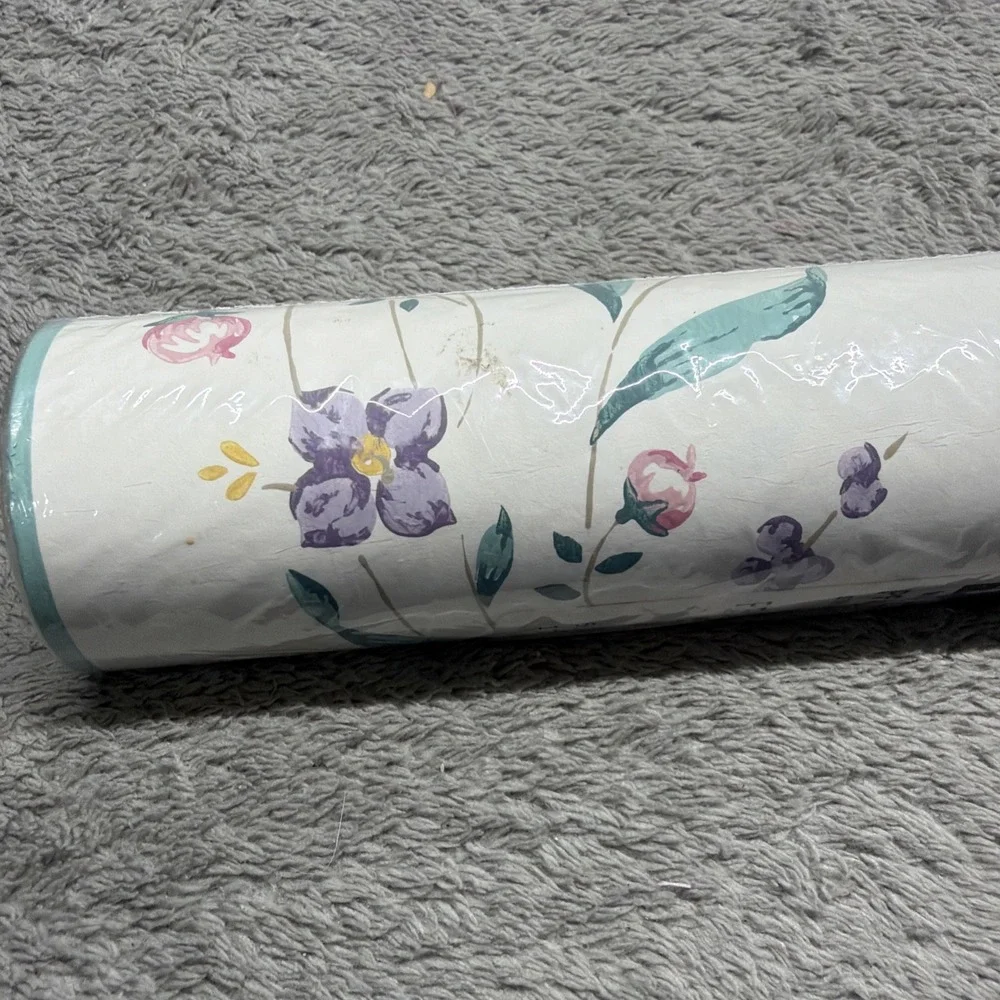 2 Pfaltzgraff APRIL Wallpaper Border NEW Sealed 5 Yds Ea Roll Eisenhart VTG Nos